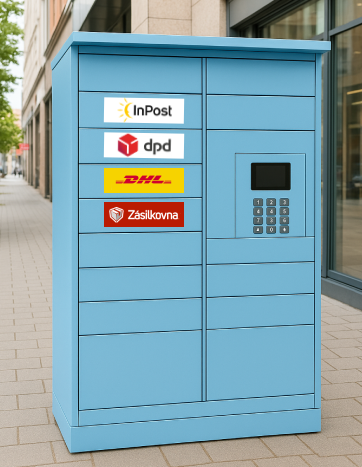 Doručení do zahraničních výdejních boxů
